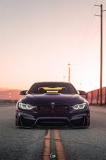 BMW M4 Coupe Daytona Violet Paint 2018 года